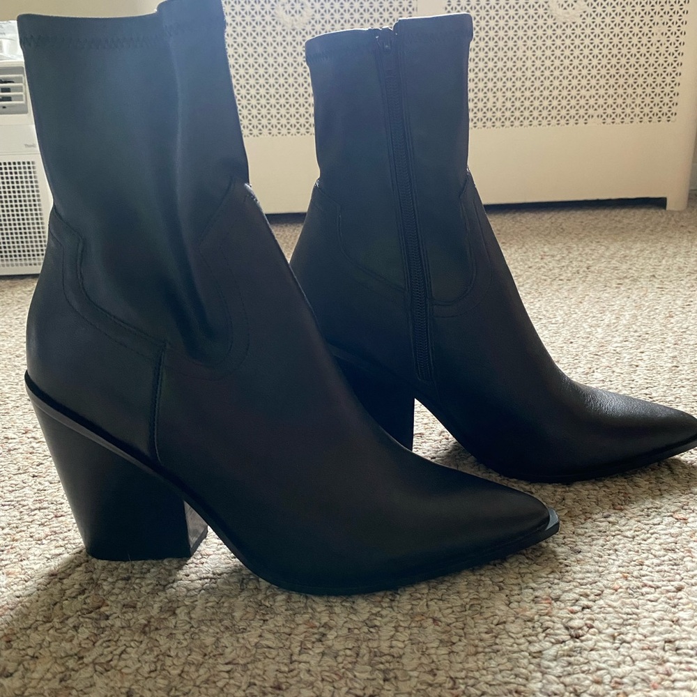 Black Steve Madden Ankle Boots
